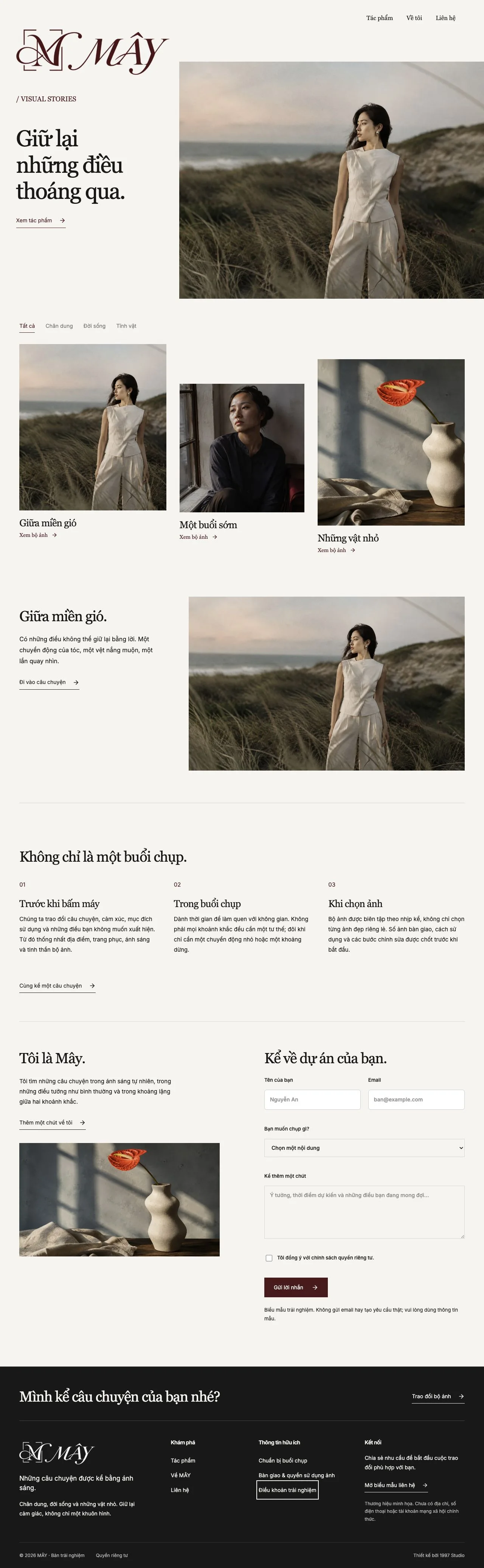 MÂY — homepage